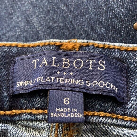 Talbots Simply Flattering 5-Pocket Ankle  jeans 6 - Picture 5 of 9
